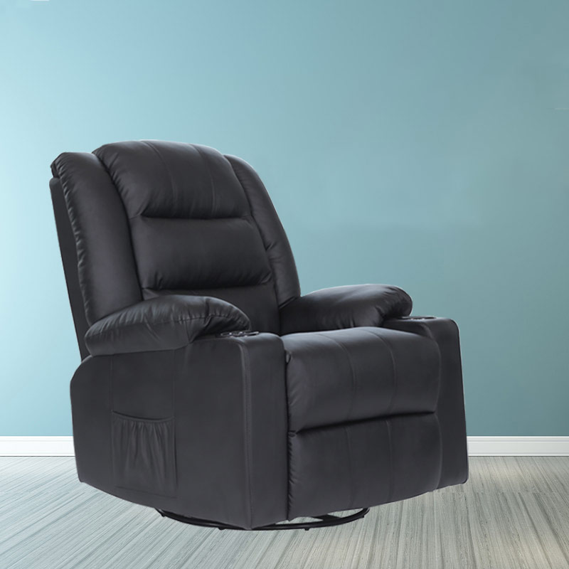 7172 Manual Swivel & Rocking Recliner Chair with Extending Footrest