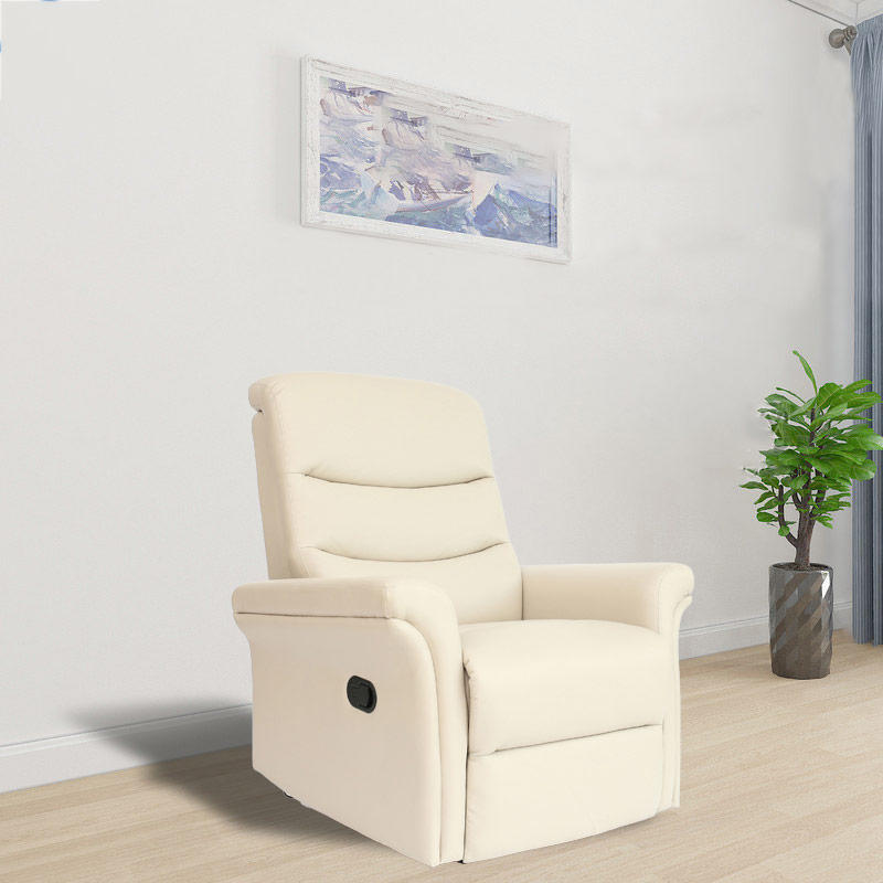 7203 Solid Wood Frame Manual Sofa Recliner Chair