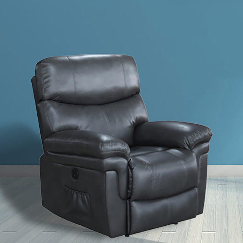 7258 Leather Electric Recliner Chair Massage Lift Chair with Retractable Footrest